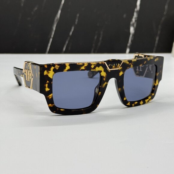 NEW SPP092M 0781 PHILIPP PLEIN GLOOM HAVANA MEN SUNGLASSES - Picture 3 of 11
